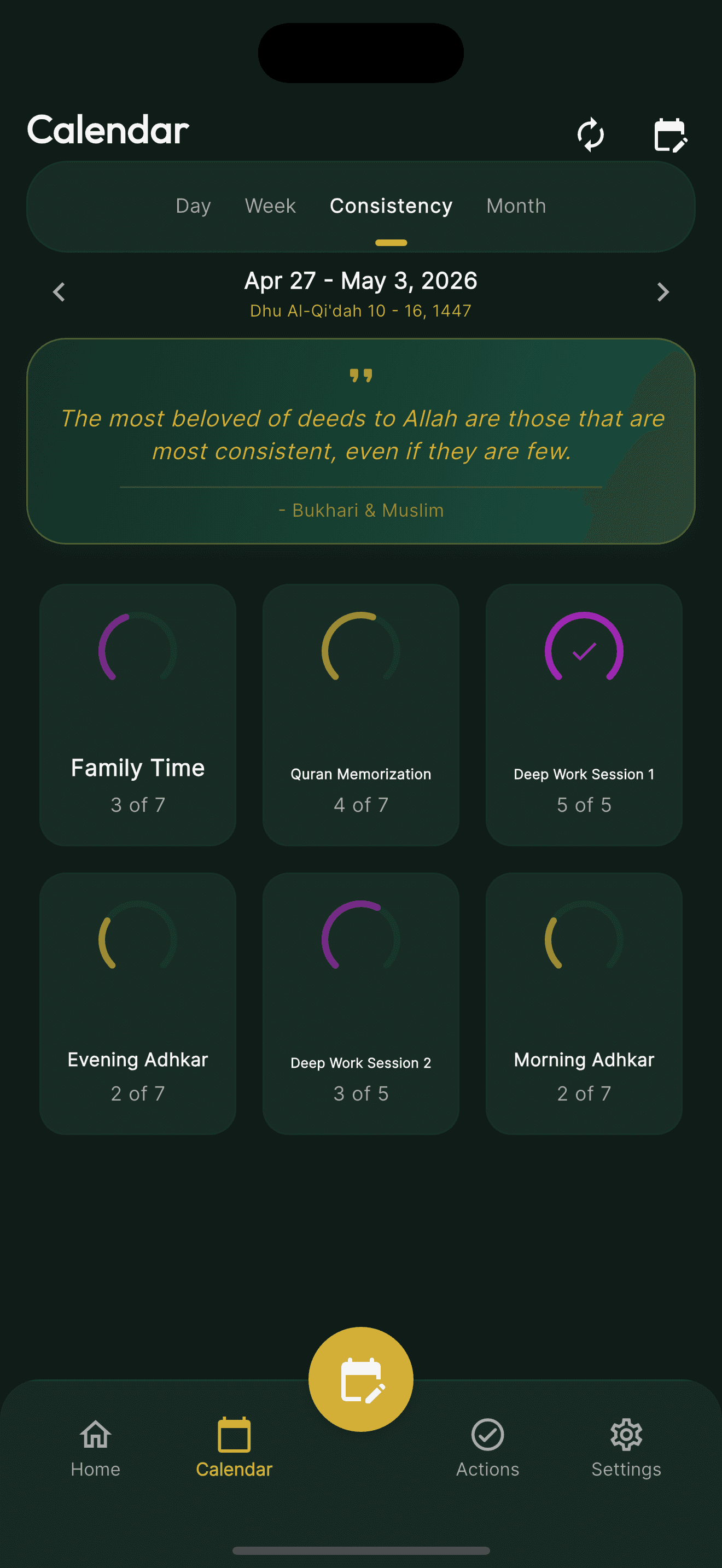 Consistency Tracking